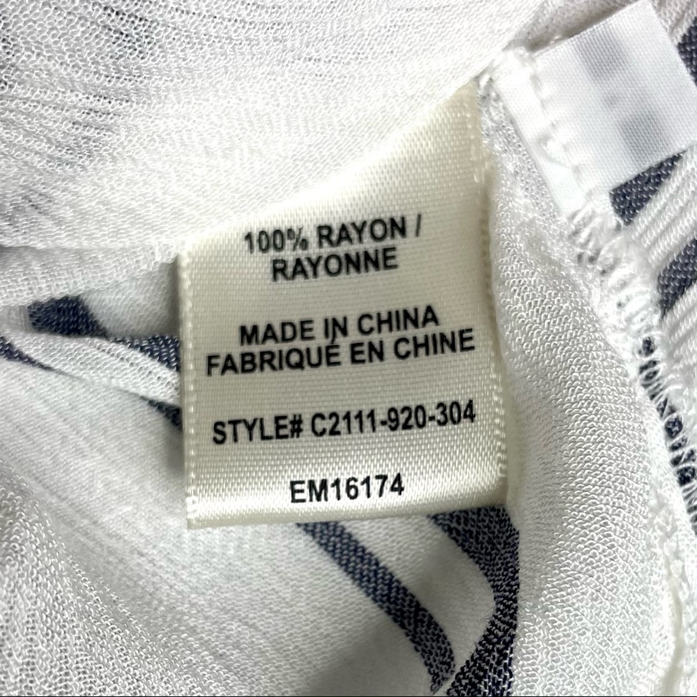 Cloth & Stone • Striped Off Shoulder Top M - Picture 7 of 7